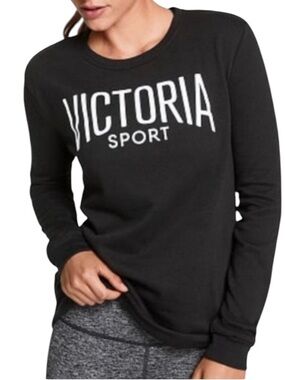 Victoria Secret Sport Black & White Athletic Sweatshirt